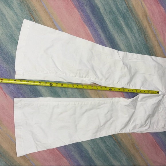 Spanx High Waist White Flare Jeans women’s size L - Picture 7 of 7